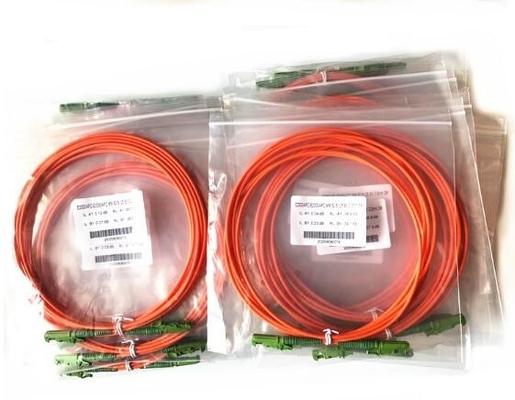 cables del remiendo de la fibra óptica de 0.9m m 2.0m m 3.0m m con E2000 el conector del SC APC UPC